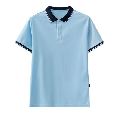 Gewirkte Kinder Polo Shirts Baumwolle Pique Klassiker Schuluniform